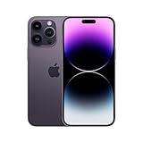 Apple iPhone 14 Pro Max, 256GB, Deep Purple - Unlocked (Renewed)