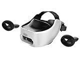HTC Vive Pro Focus Plus 6DOF VR Headset in Almond White Bundle Including VR Headset, Controllers,...