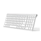 iClever BK10 Bluetooth Keyboard, Universal Bluetooth 5.1 Wireless Keyboard with Number Pad,...