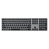 Satechi Aluminum Wireless Keyboard with Numeric Keypad – for MacBook Pro, MacBook Air, iPad Pro,...