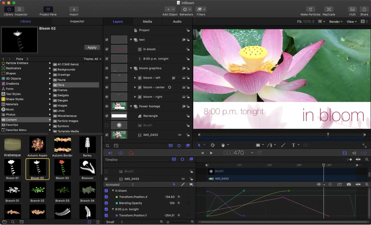 Apple Motion.