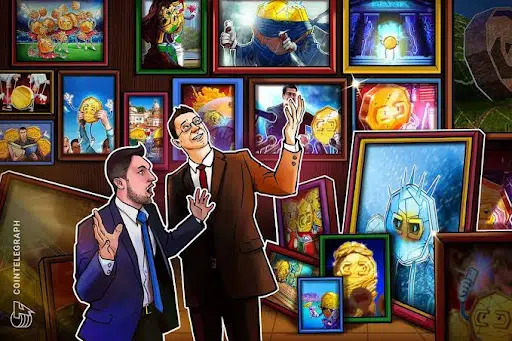 NFT artwork gallery