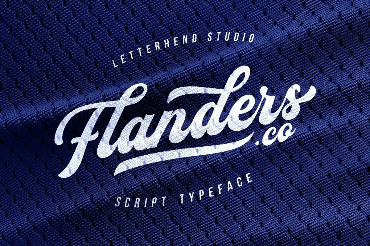 A leatherhead Basketball Font