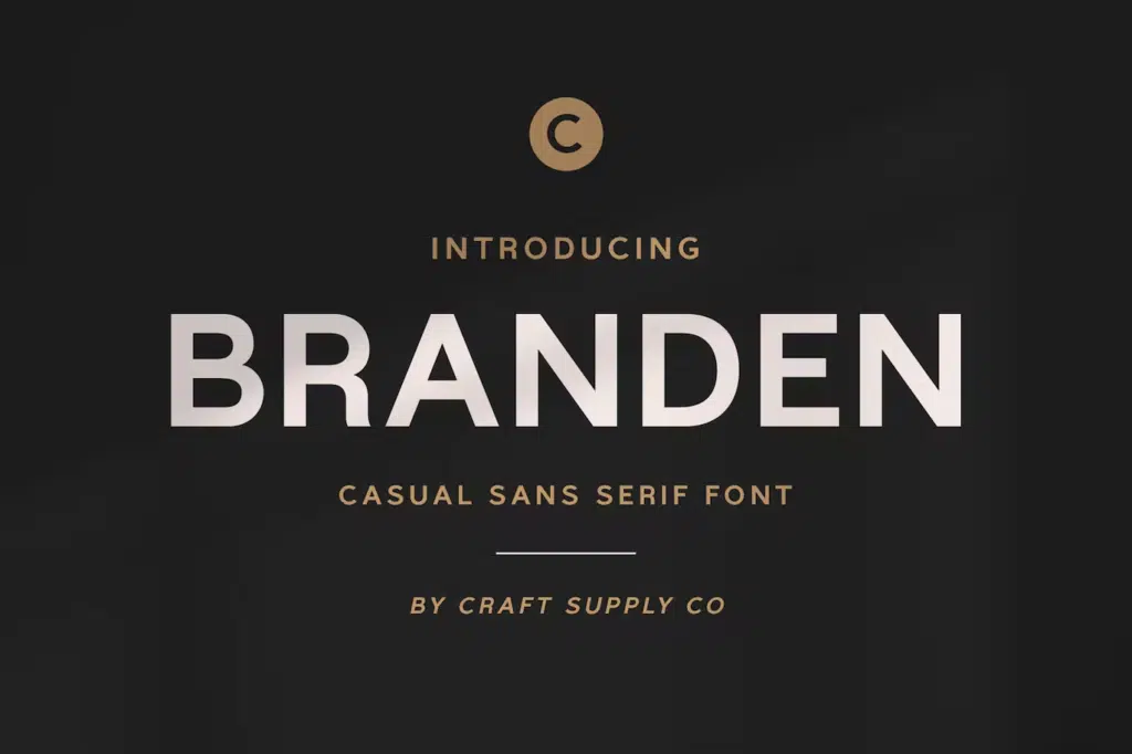 Branden - Casual Sans Serif Font