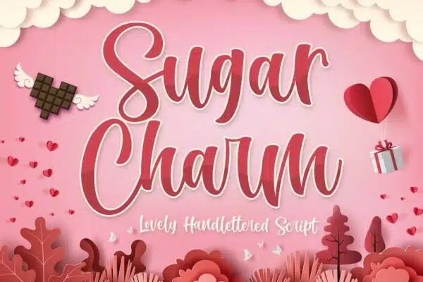 A lovely hand lettered font