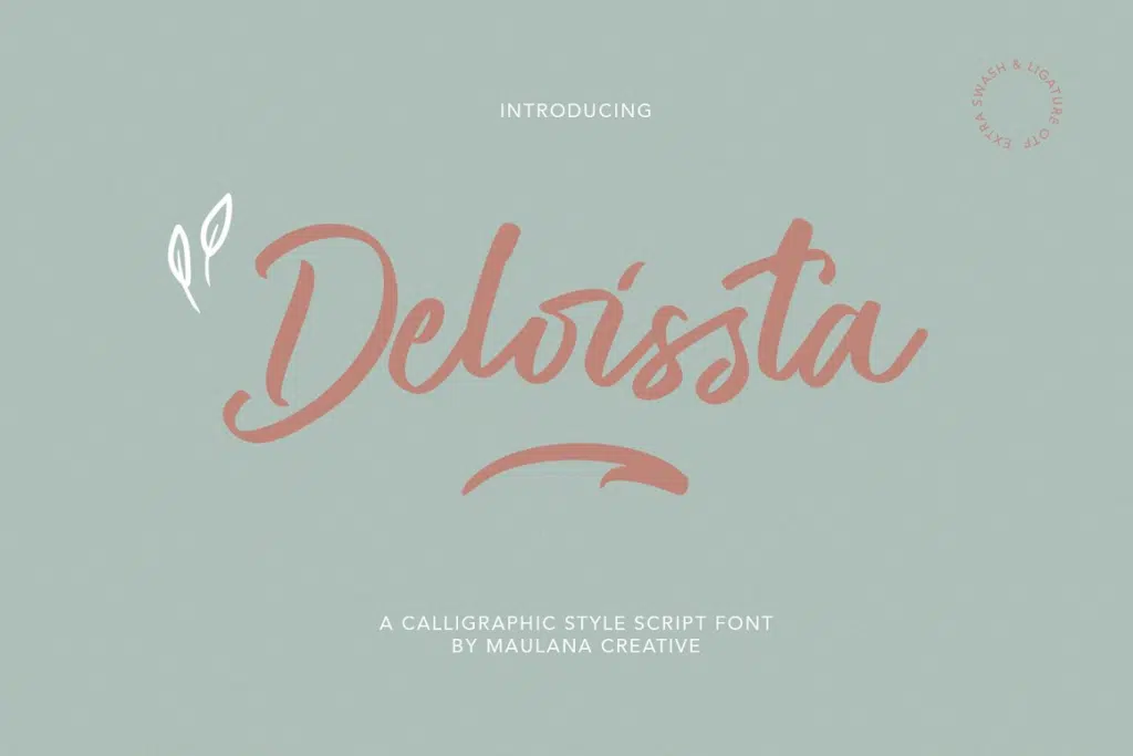 Deloissta Script Font