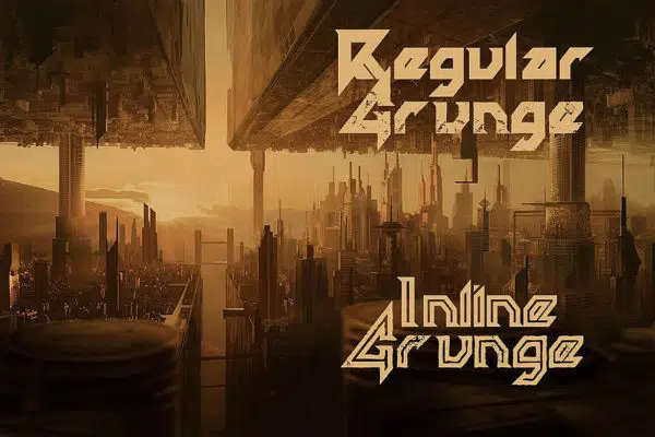 Futuristic Grunge Font