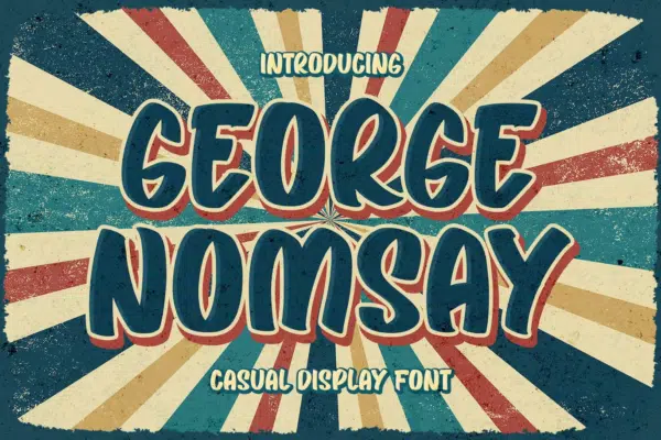 George Nomsay — Retro Font