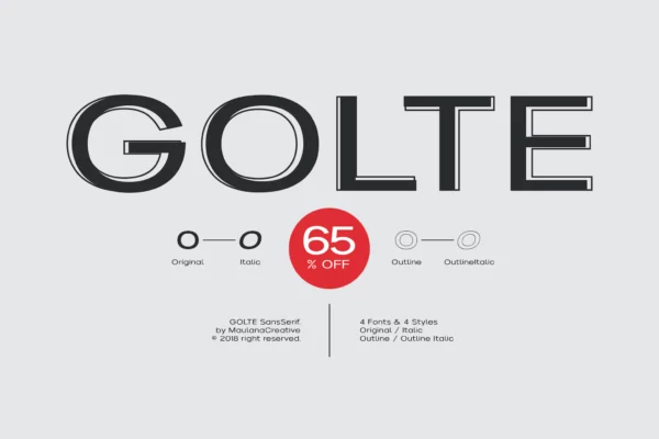 Golte Sans Font