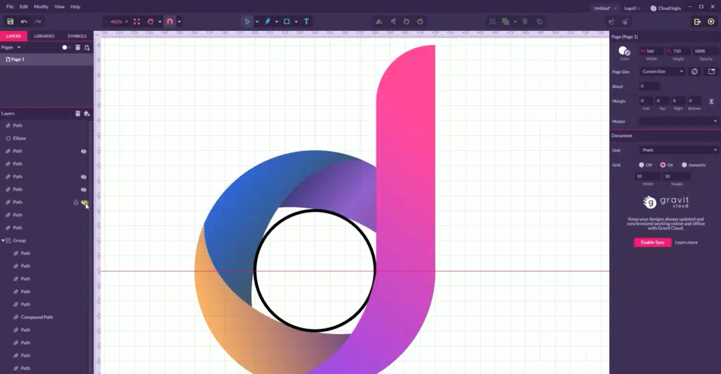 Gravit Logo Design