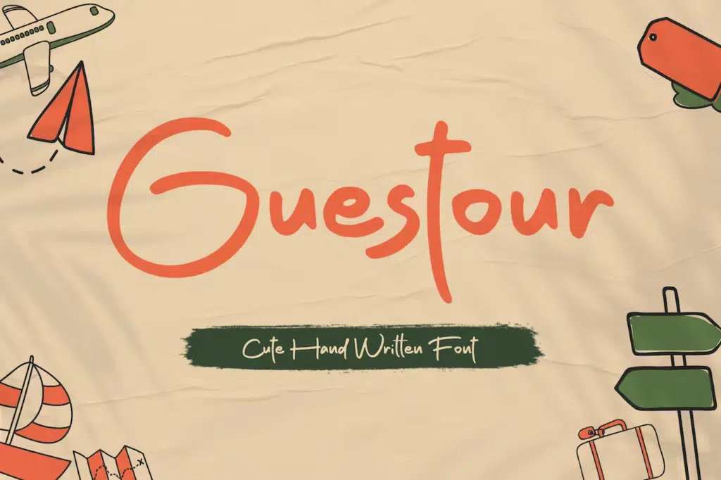 Guestour Travelling Font