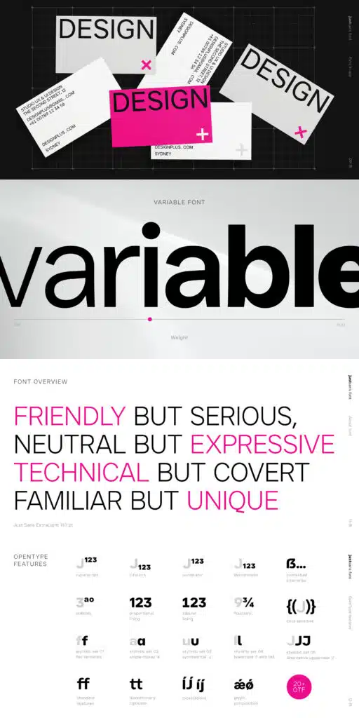 Just Sans Variable