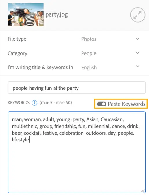 Tag Your Content by Titles and Keywords