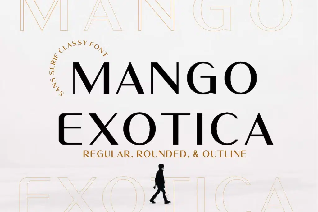 Mango Exotica Modern Minimalism Font
