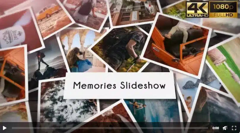 Memories Slideshow Photo - Photo Effects Templates for After Effects