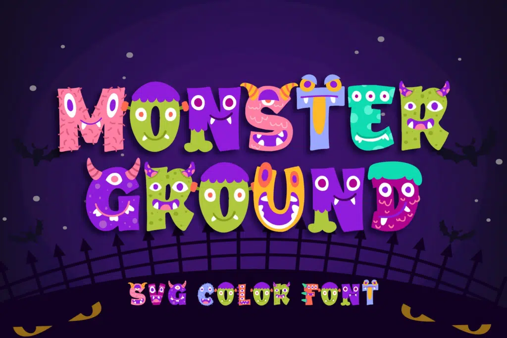 Monster Ground – SVG Color Font