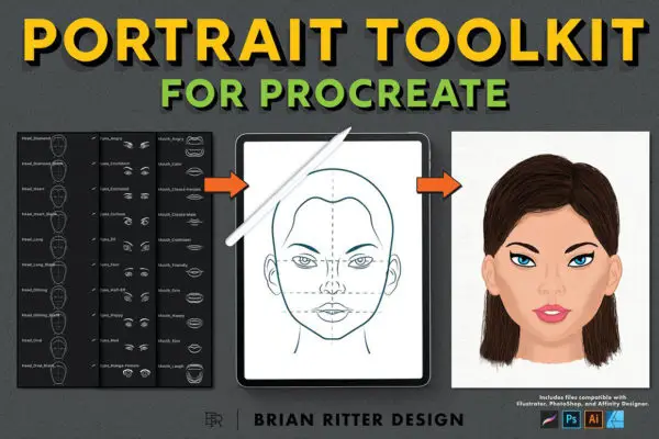 Portrait Toolkit for Procreate and Affinity