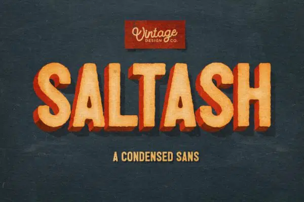 Saltash A Condensed Sans