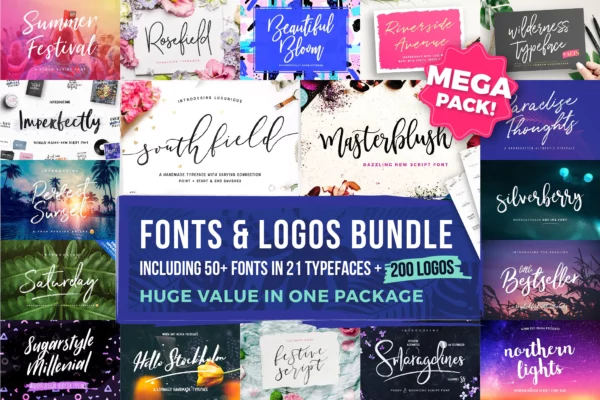 Typographer's Dream Box + 200 Logos
